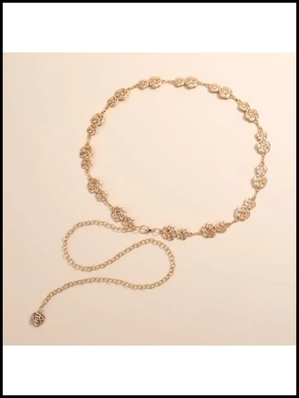 Adjustable Layered Waist Chain Belt for Women Bohemian Beach Dresses